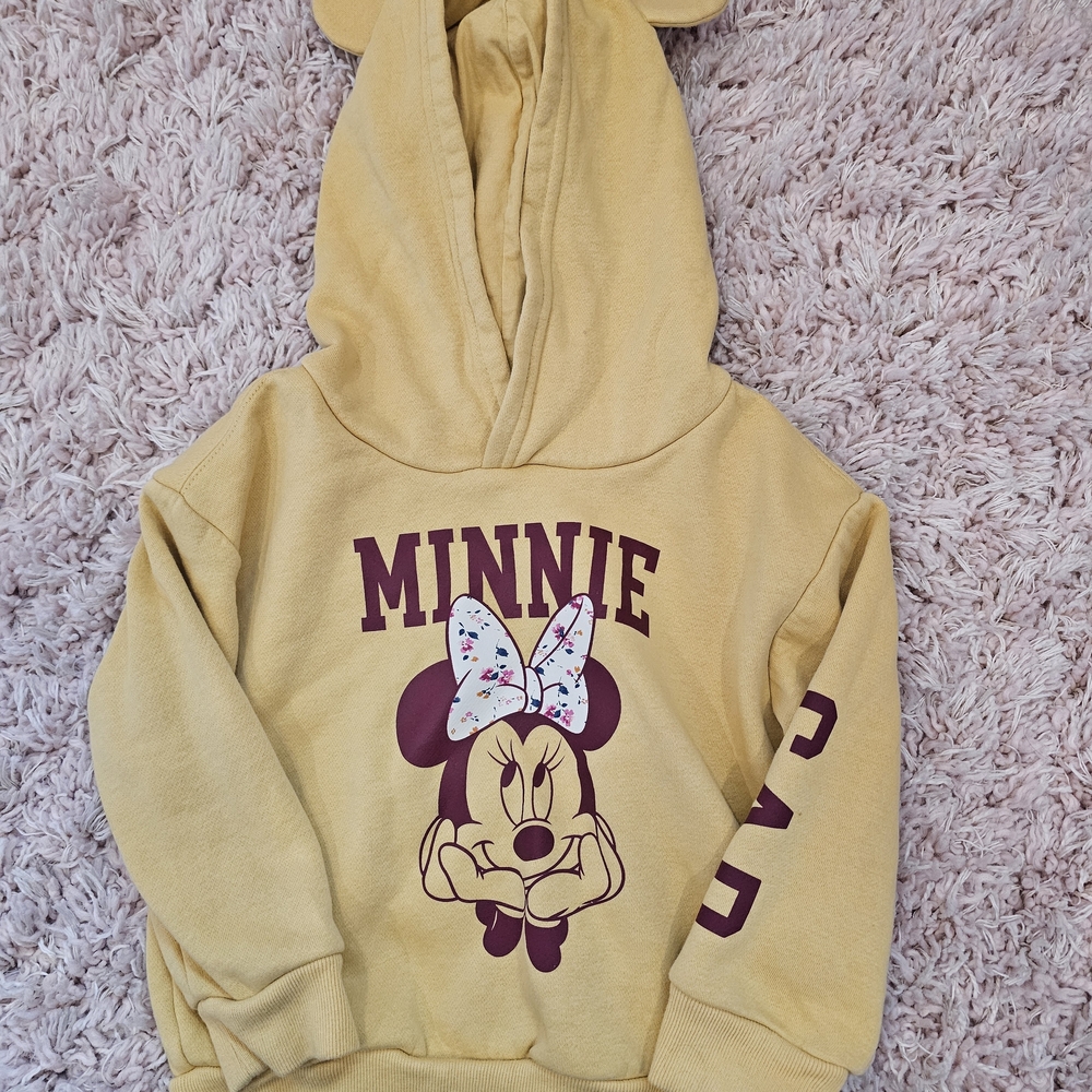 GAP Yellow Minnie Mouse Kids Hoodie